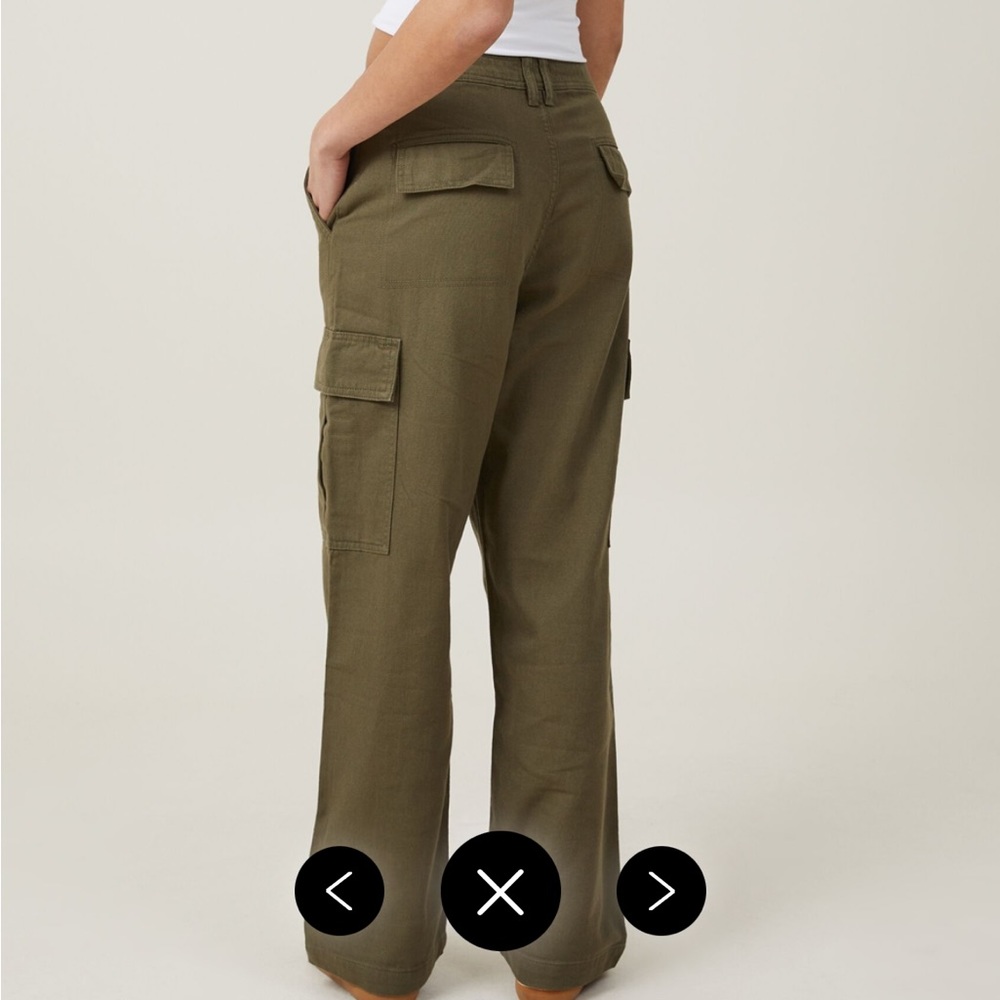 Cotton On Bobbie Cargo Pants in Green